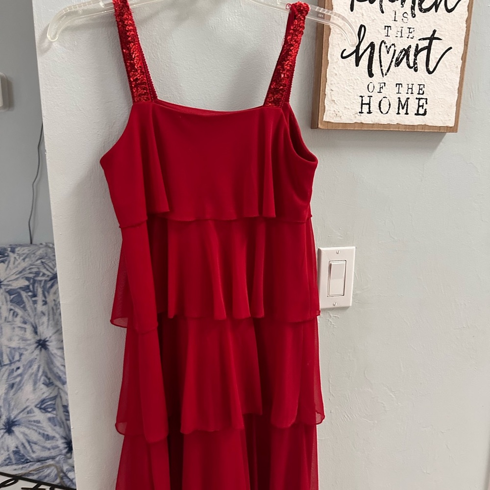 (2/$20)Enfocus Studio Vibrant Red Dress